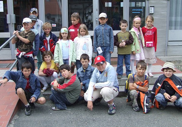 Družina v keramické dílně jaro 2007