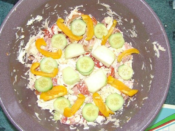 Příprava salátů březen 2007