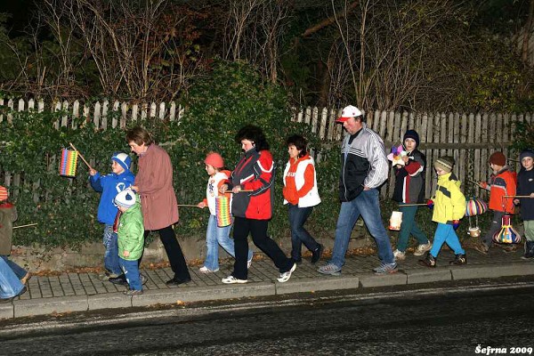 Lampiónový průvod 17. 11. 2009