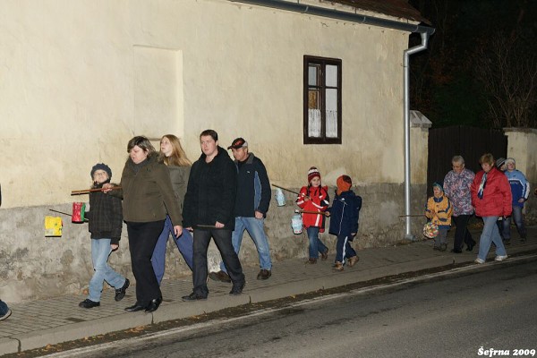 Lampiónový průvod 17. 11. 2009
