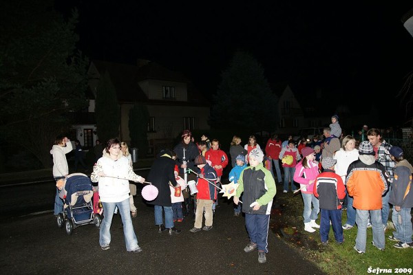 Lampiónový průvod 17. 11. 2009