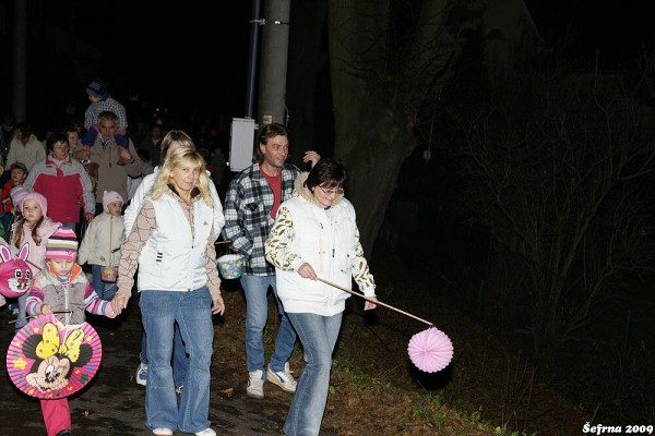 Lampiónový průvod 17. 11. 2009