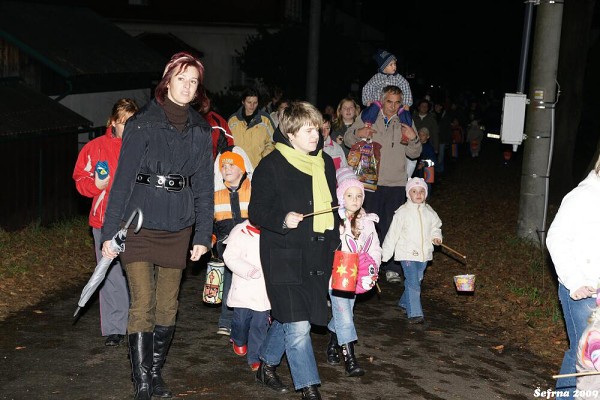 Lampiónový průvod 17. 11. 2009