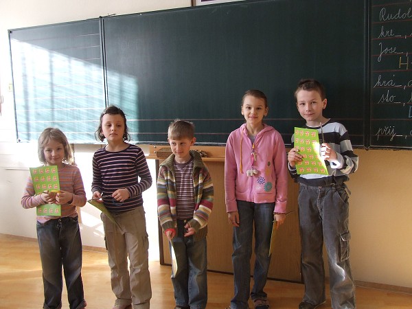 Ocenění sběru kaštanů 15. 3. 2010