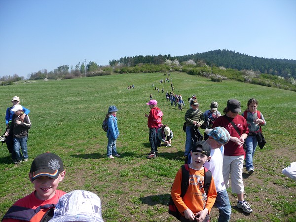 Výlet na kopec Kalovy 19. 4. 2011