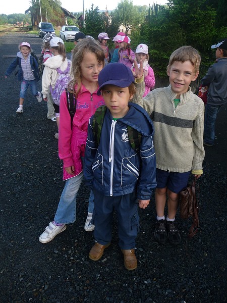 Prvňáci na poště 12. 6. 2012