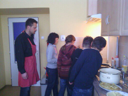 Smažení palačinek 26. 2. 2013
