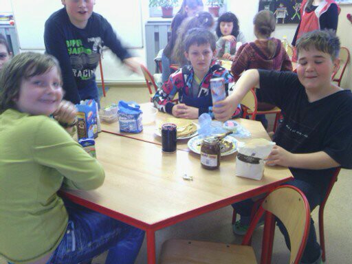 Smažení palačinek 26. 2. 2013