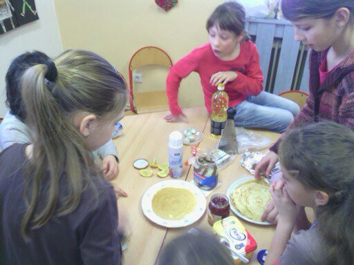 Smažení palačinek 26. 2. 2013