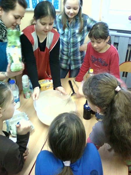 Smažení palačinek 26. 2. 2013