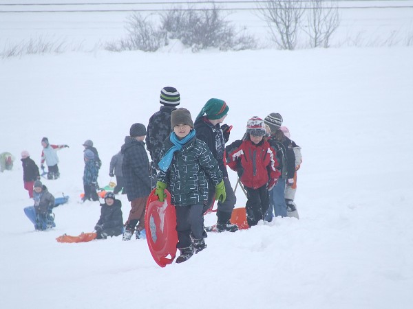 Sáňkování 16. a 20. 1. 2013