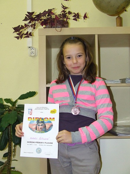 Plavecké závody 21. 11. 2013