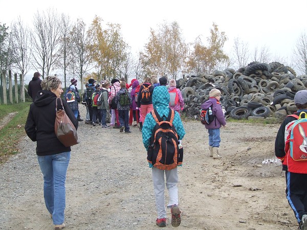 Skládka Černošín 4. 11. 2014