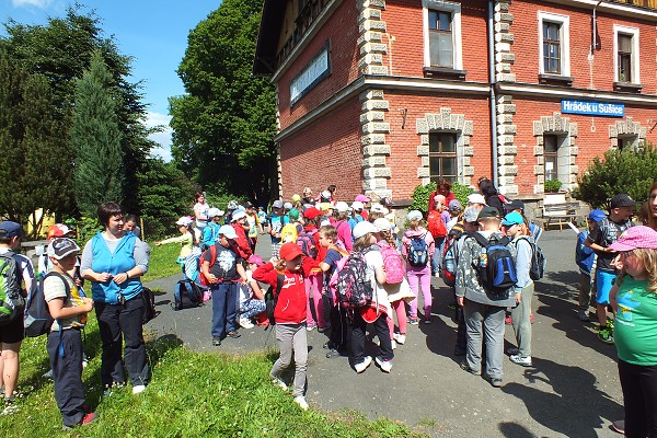 Školní výlet - podél Otavy 17. 6. 2015